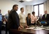 Raymond Clark III is arraigned at Superior Court in New Haven, Conn., on Thursday in the death of Annie Le, a Yale graduate student.