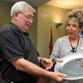 Mayor Perry Long accepted Lowell's second consecutive Arkansas Shine Award from Keep Arkansas Beauti...