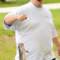 <b>Beat this!</b>
Luke Curtis from Siloam Springs shouted to a friend to show off the 20.5-inch cha...