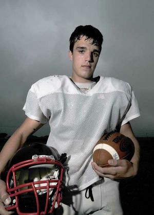 Pea Ridge senior quarterback Ethan Rhine, out all of last year with a broken collarbone, helped lead
the Blackhawks to a 40-21 win at Greenland last week, the team's highest scoring output in six years.
Rhine passed for two touchdowns, returned one of two interceptions for a touchdown and returned a
fumble for a touchdown.