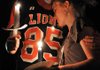Brandon Meek and Holly Wells comforted each other while they paid their respects Wednesday evening at a candlelight vigil for Gravette football player Casey Russell, who died Wednesday morning. 