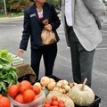 <b>Fresh produce</b>
Jan Muetzel of Rogers and her husband, Dean, picked up some fresh vegetables a...