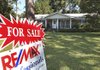 A house is shown for sale Wednesday in Tallahassee, Fla. Home sales dipped in August after a four-month streak of gains.