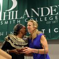 Kerry Kennedy (right), a human-rights activist and writer - and one of Robert F. Kennedy's children ...