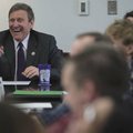 University of Central Arkansas President Allen C. Meadors responds Thursday to questions during the ...