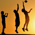 <b>Evolution of Catch</b>
Students played catch at Rogers High School before the start of Friday's ...