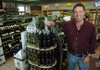 Wine enthusiast Mark Hatwig is the founder of the local wine group NWA Uncorked, which meets periodically through the fall and spring. Hatwig is the wine manager for the Springdale Liquor Association and is photographed here at County Line Liquor, one of seven liquor stores under the umbrella of the association. 