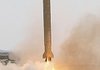 An Iranian Shahab-3 missile is launched Monday during a drill at an undisclosed location in this photo released by the Iranian semiofficial Fars News Agency.