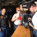 Jesse James, right, owner of West Coast Choppers and star of several motorcycle-related television s...