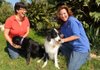 Therapy dog volunteers Leigh Helm, left, and Chaddie Kumpe Platt bring therapy dogs Ella, left, and Timmy to the Peace at Home Shelter to interact with the children at the shelter. 

