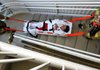 Rogers firefighters carried nursing student Hope Helton down six flights of stairs in an evacuation sled while the Rogers Fire Department held training activities at Mercy Medical Center in Rogers on Wednesday. 

