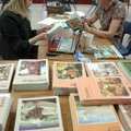 Christina Herbold (left) a teacher with Helen Tyson Middle School and Susan Cronin, ESL Curriculum S...