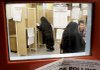 Carmelite Convent nuns in Dublin, Ireland, vote Friday on the European Union's Lisbon Treaty. 