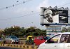 A billboard Thursday in New Delhi, India, advertises a limited-edition Montblanc pen.