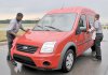 A 2010 Ford Transit Connect.