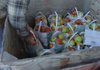 <b>Still fruitful</b> Chris Pyeatte sacks bags of apples Friday at the Apple House in Appletown near Lincoln. The store is open, but its owner says the apple business isn't as robust as it once was.