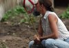 Frances Gibbins kisses Misty, a Welsh cross pony, last week at Clear Creek Farm Equine Rescue near Clifty. The Madison County facility has seen an increase in the numbers of horses in need of care as the economy continues to struggle.