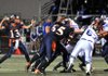  Heritage quarterback Reed Brown completed 13 passes in a row at one point during Friday's game against Rogers. He finished the night 20 for 26 for 212 yards and a touchdown in the team's 24-9 win. 
