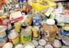Volunteers worked at Bethel Baptist Church in Bentonville sorting out the 11,173 items collected in one afternoon by the First Baptist Church Studio 412 Youth Group for the food pantry called the Storehouse. 
