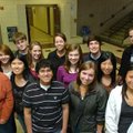 <b>National Merit Scholars</b>
Fayetteville High School National Merit Scholars, from front left, M...