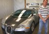 Shelby Smith stands by a 2006 Bugatti Veyron worth $1.25 million at his Jonesboro exotic car dealership. He said he has two prospective buyers, one in Little Rock, and hopes to sell it soon.
