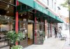The Bath Junkie store at 322 President Clinton Ave. in Little Rock’s River Market area was open for business Monday. 