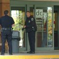 Fayetteville police officers wrap up a search for explosives Friday at Fayetteville Diagnostic Clini...