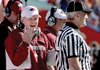 Arkansas coach Bobby Petrino disputes an officials call during the Razorbacks game against Florida.