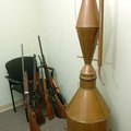Police found this still and these guns, along with marijuana plants, at the home of Daniel Jones, 36...