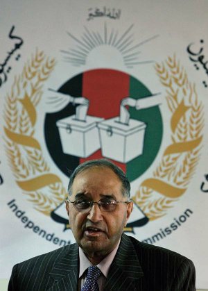 Azizullah Lodin, chairman of the Afghan Independent Election Commission, on Wednesday said it was not just up to his commission but also “every Afghan’s duty” to guarantee a fair election.