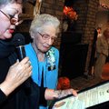 Linda Woollett, director of marketing at the Concordia Retirement Center in Bella Vista, read a cita...