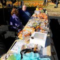 A table full of goodies: Evelyn Maddox, left, and Deb Hamm crewed the table for a bake sale to raise...