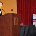 Melanie Kettner, executive director for Lifeline of Northwest Arkansas, spoke during Lifeline’s 10th...