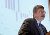 State economic forecaster Michael Pakko gives his assessment of Arkansas on Thursday in Little Rock.