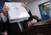 Rep. John Shadegg, R-Ariz., holds a copy of the House health-care bill Wednesday on Capitol Hill. Republicans criticized the bill even before it was unveiled.