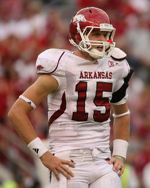Arkansas coaches are eager to get Ryan Mallett’s completion percentage, now at .520, back to a respectable level.
