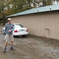 Matt Cazalas of St. Louis explains Friday how 25 people were forced onto the roof of the bathhouse b...