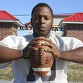 Farmington’s J.J. Clay has been a force on the defensive line this season for the Cardinals, who hos...