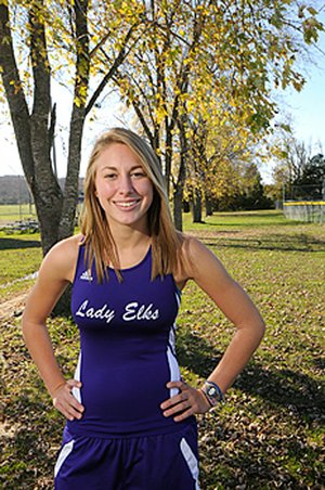  Elkins’ Grace Heymsfield hopes to lead her team to its second straight state title. 