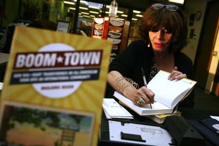 Marjorie Rosen signs copies of ...
