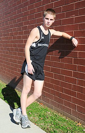 Bentonville’s Will Aenchbacher is ready to challenge Class 7A’s top cross country runners in Saturday’s state championships. 