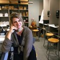 Diana Michelle Hausam lives in Farmington, but enjoys her favorite space, the darkroom inside Nadine...