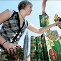 University of Arkansas at Fayetteville freshman Stephanie Dewey of Fort Smith works on a design duri...