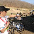 Salvador Vazquez, who has a disability, describes his first-place win Saturday in the short track co...