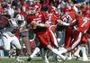 University of Arkansas quarterback Ryan Mallett rolls out of the pocket in the first quarter of Saturday afternoon's game at Razorback Stadium in Fayetteville