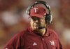 Troy Coach Larry Blakeney says he never guaranteed a victory over Arkansas, despite several reports that he had, calling such claims “stupid.” 