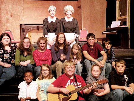appearing-in-the-rialto-players-upcoming-production-of-a-rented-christmas-are-patty-hallum-back-row-left-and-jeannie-denniston-jennifer-thompson-middle-row-from-left-alaina-hallum-kayla-koontz-jessica-rohlman-lily-bea-dillinger-dillion-mitchell-and-dalton-green-and-michael-canady-front-row-from-left-hope-rankin-hunter-garrett-abbye-millsap-and-cole-tilley-not-shown-are-rick-beck-stephanie-koontz-and-rylee-raper