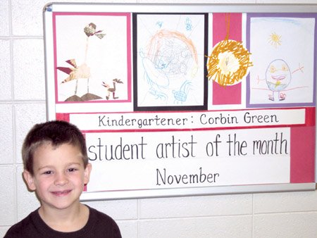 corbing-green-5-was-selected-by-sidney-deen-elementary-art-teacher-marian-colburn-as-the-schools-november-artist-of-the-month