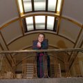 Molly Boyd's favorite space space is in the stairwell of Vol Walker Hall on the University of Arkans...