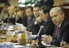 Israel’s Prime Minister Benjamin Netanyahu, attends a weekly cabinet meeting in Jerusalem on Sunday.